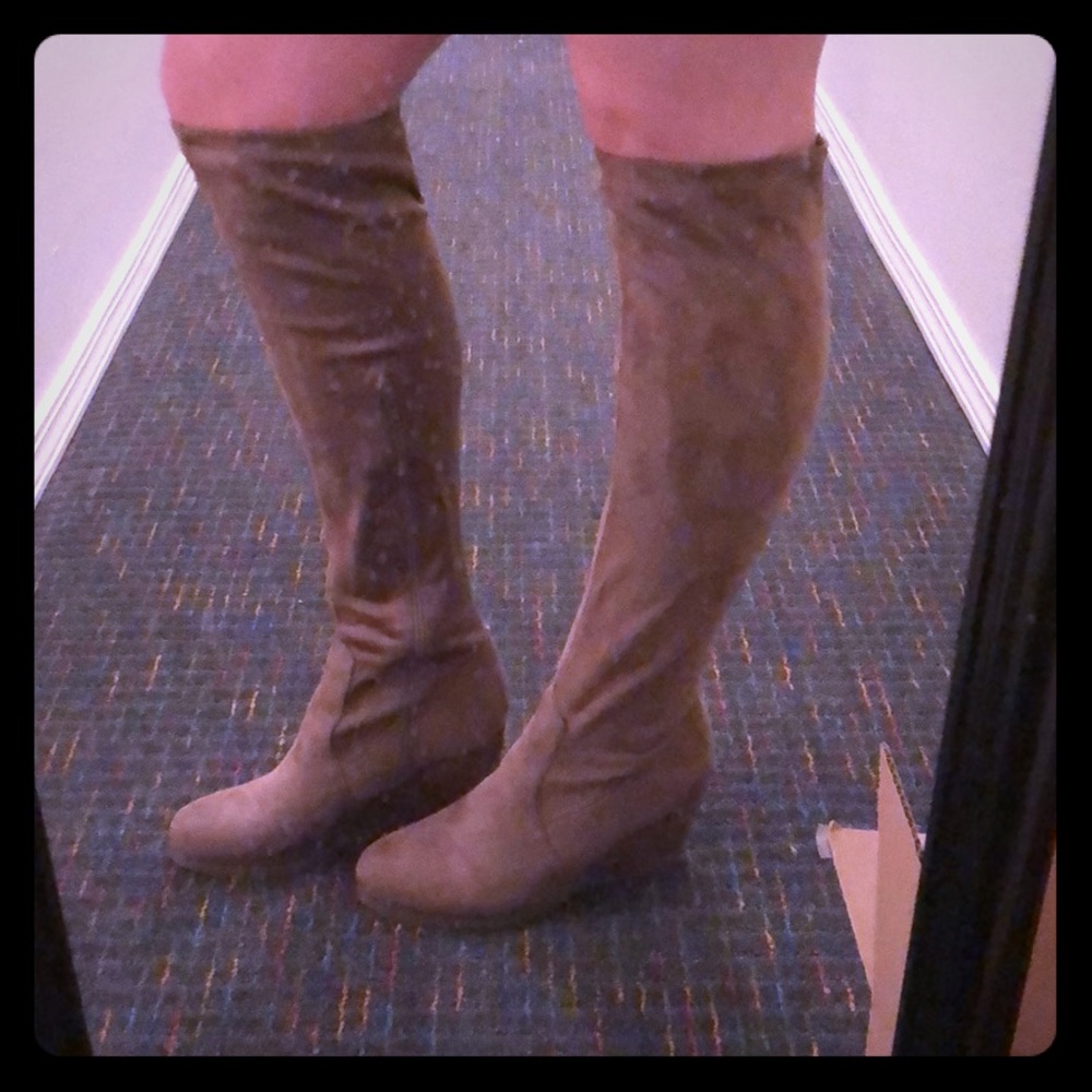 Knee high wedges